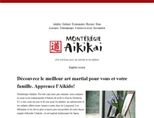 Tablet Screenshot of monteregieaikikai.com
